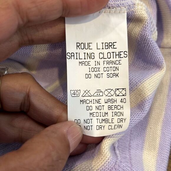 B#53 Roue libre, French sailing shirt size 4 - Picture 4 of 6